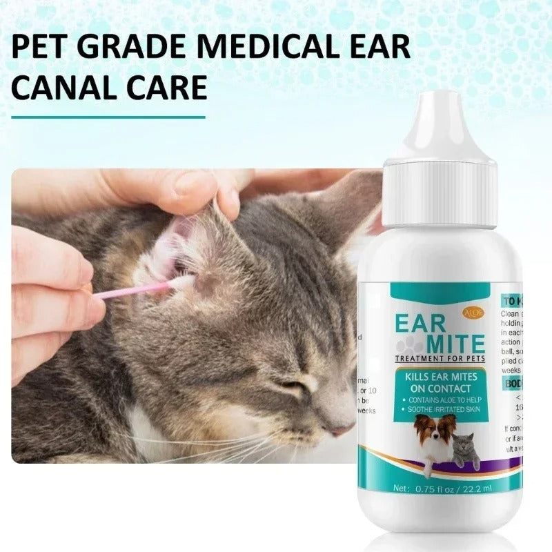 Ear Mite Treatment for Dogs & Cats