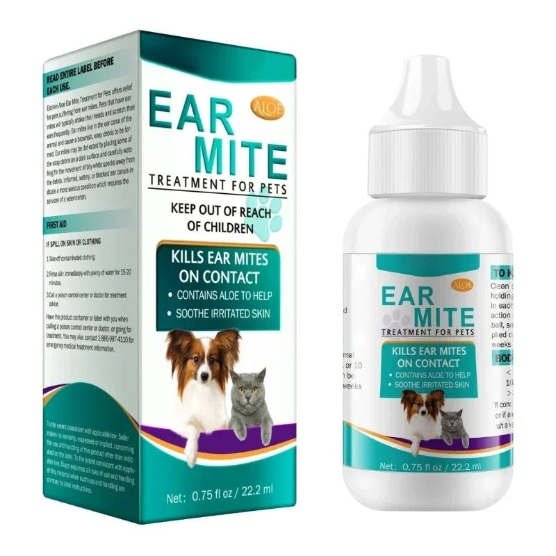 Ear Mite Treatment for Dogs & Cats