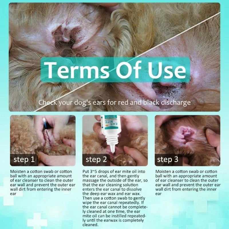 Ear Mite Treatment for Dogs & Cats