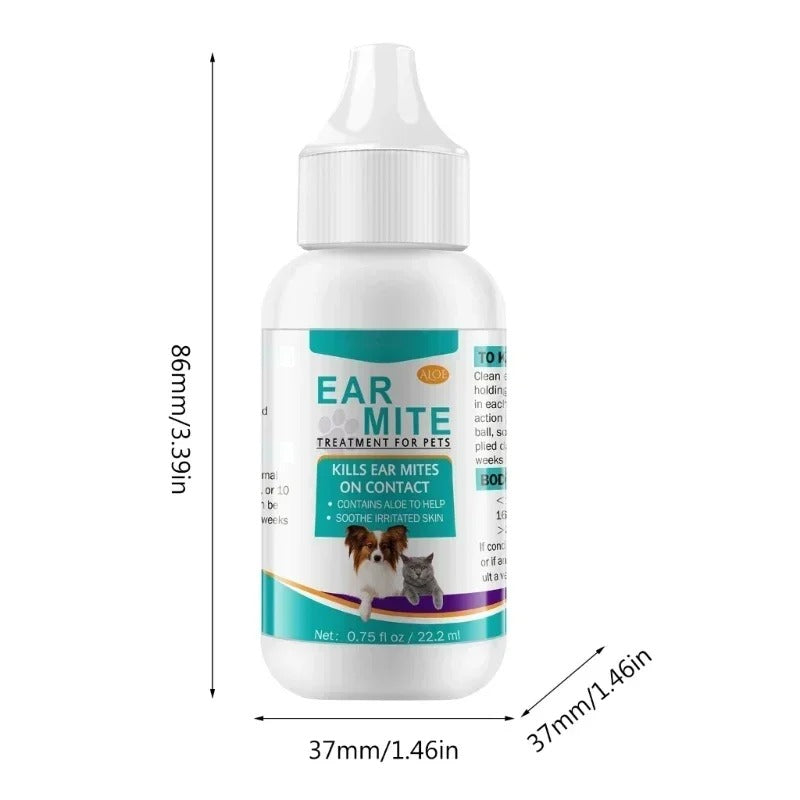 Ear Mite Treatment for Dogs & Cats